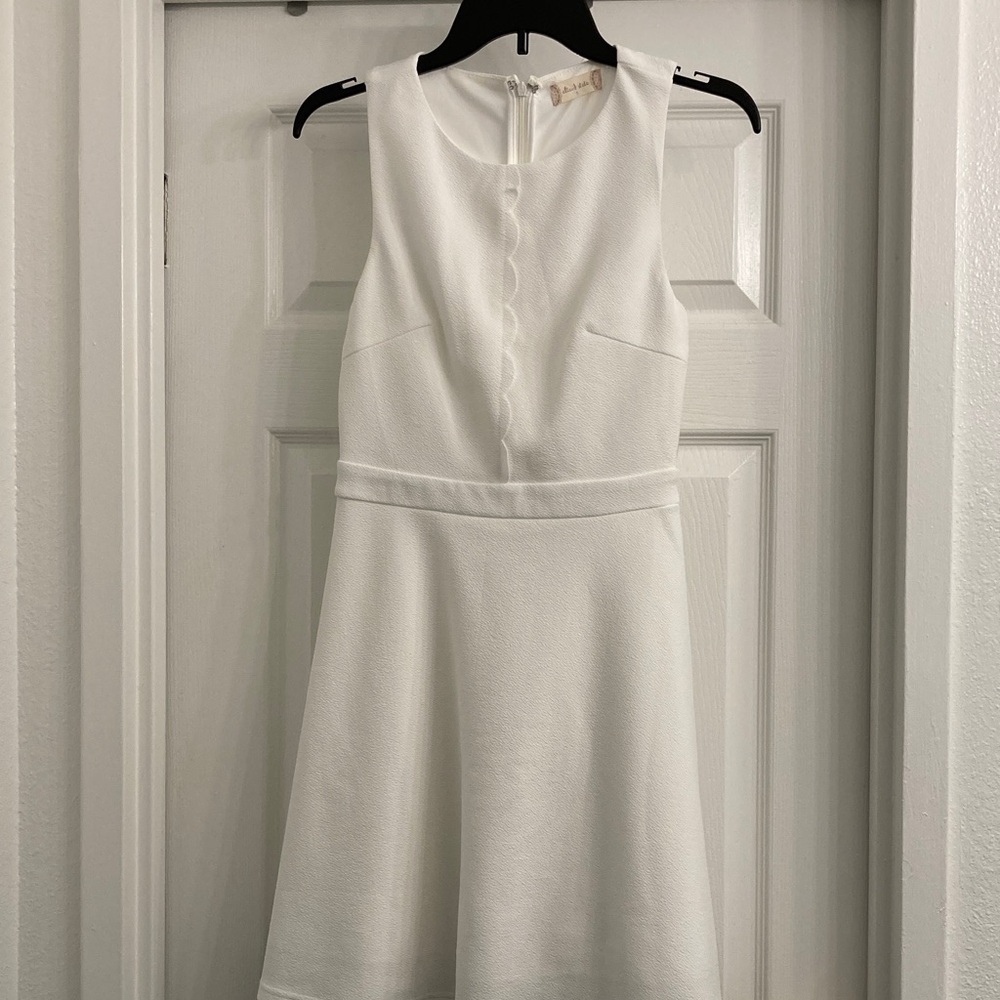 Altar'd State White Sleeveless Dress